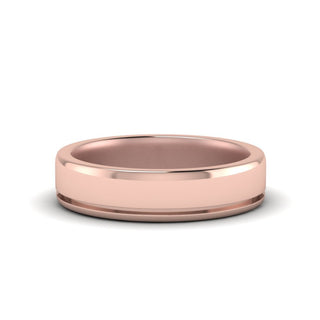 Satin Inlay Wedding Rings - MENAGERIE Intimates MENS Lingerie