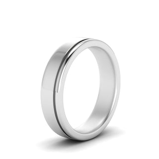 Satin Inlay Wedding Rings - MENAGERIE Intimates MENS Lingerie