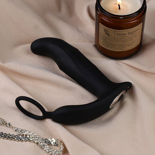 SBD|Thrusting & Vibrating Anal Vibrator Butt Plug with Cock Ring - MENAGERIE Intimates MENS Lingerie