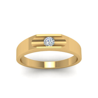 Half Bezel Solitaire | Diamond Ring