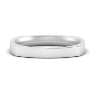 Square Wedding Band | 4 mm - MENAGERIE Intimates MENS Lingerie