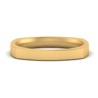 Square Wedding Band | 4 mm - MENAGERIE Intimates MENS Lingerie