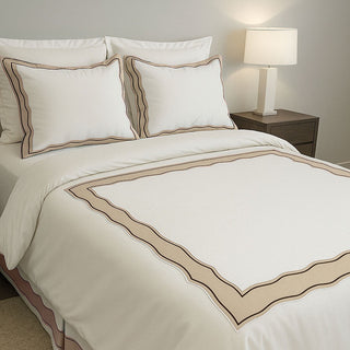 Sagrisa Applique Embroidery Cotton Duvet Cover Set