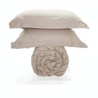 400TC Cotton Sateen Solid Duvet Cover Set