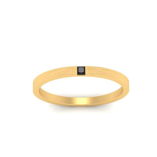 Thin Princess Cut Mens Band Ring - MENAGERIE Intimates MENS Lingerie