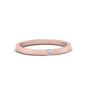 Thin Princess Cut Mens Band Ring - MENAGERIE Intimates MENS Lingerie