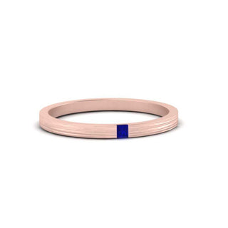 Thin Princess Cut Mens Band Ring - MENAGERIE Intimates MENS Lingerie
