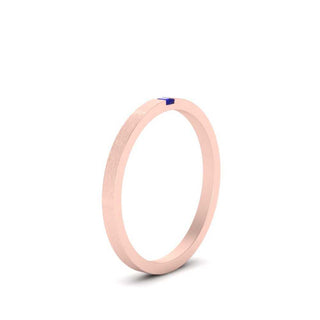 Thin Princess Cut Mens Band Ring - MENAGERIE Intimates MENS Lingerie