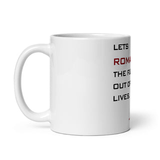 White glossy mug - MENAGERIE Intimates MENS Lingerie