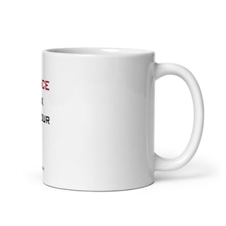 White glossy mug - MENAGERIE Intimates MENS Lingerie