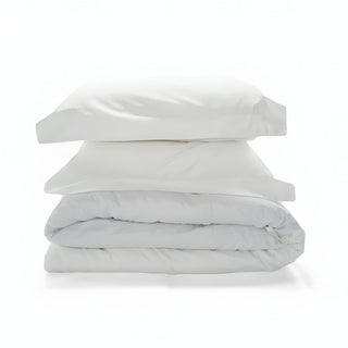 300TC Sateen Solid Organic Cotton Duvet Cover Set