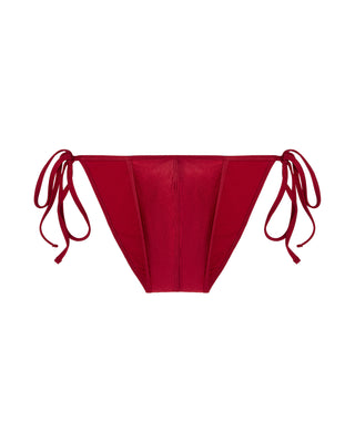 SIDE TIE BIKINI in RED | SWIMWEAR by MENAGERIE - MENAGERIE Intimates MENS Lingerie