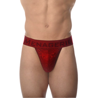 BAND THONG | RED | Rose Signature Edition - MENAGERIE Intimates MENS Lingerie