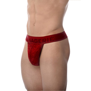 BAND THONG | RED | Rose Signature Edition - MENAGERIE Intimates MENS Lingerie