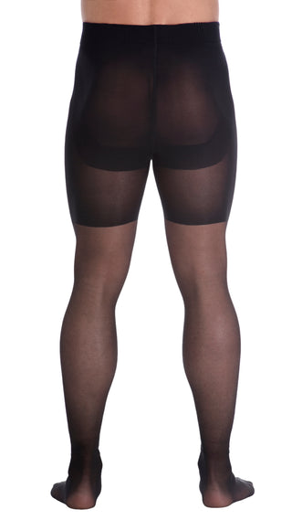 Sheer Fly Contour Tights - MENAGERIE Intimates MENS Lingerie