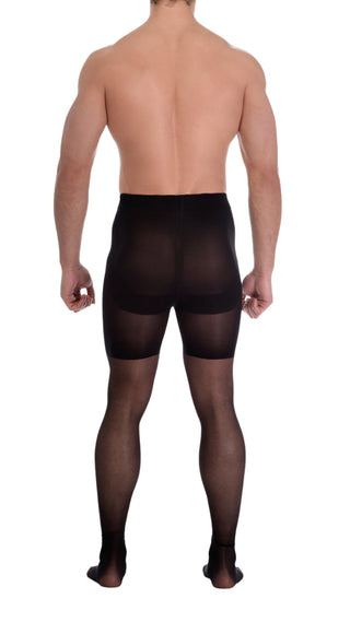 Sheer Fly Contour Tights - MENAGERIE Intimates MENS Lingerie